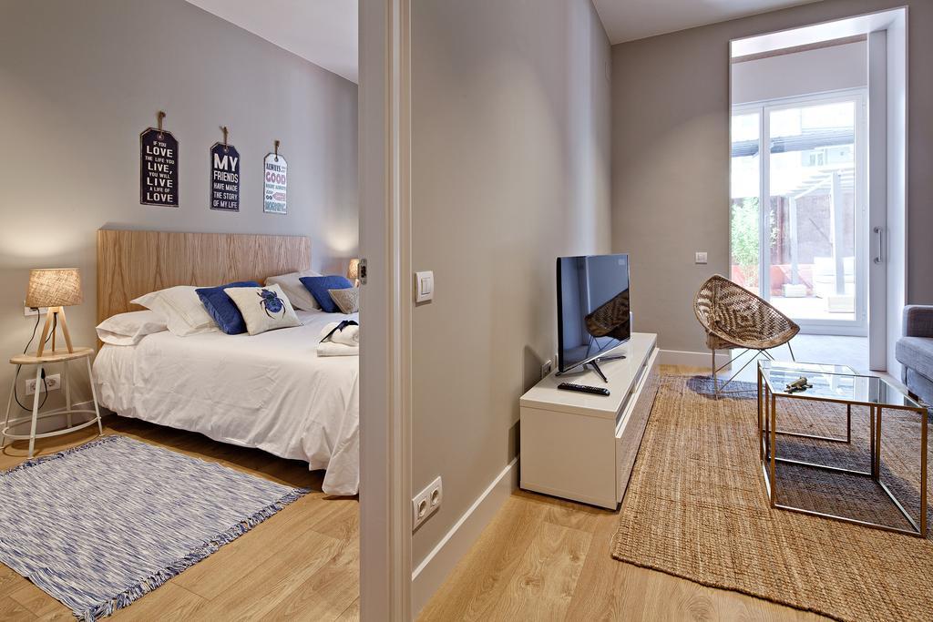 Habitat Apartments Barcelona Plaza Rum bild