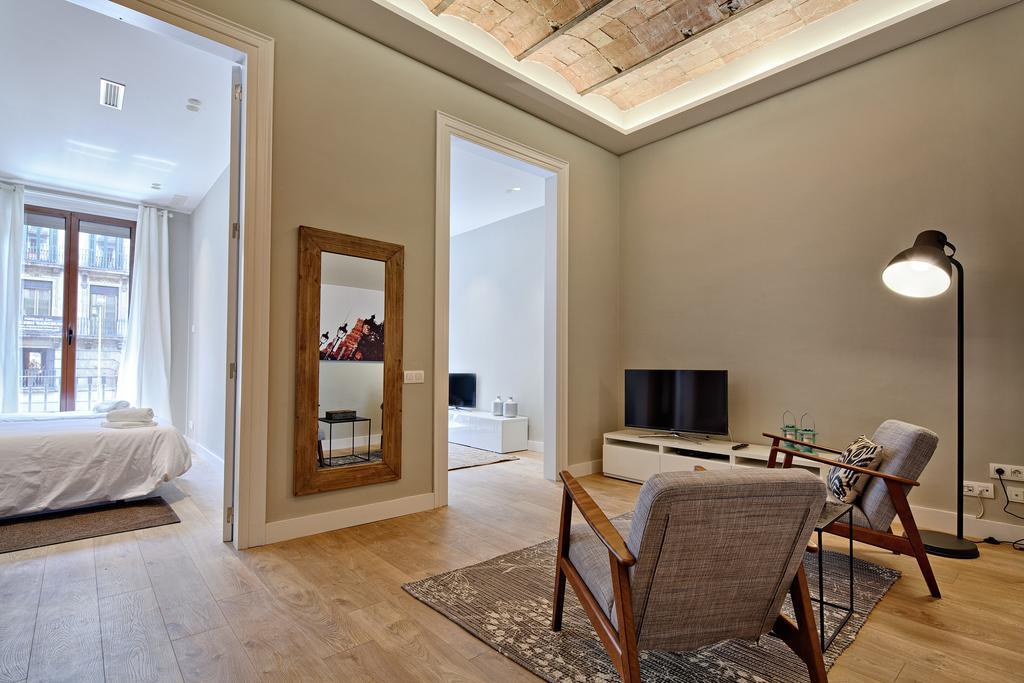 Habitat Apartments Barcelona Plaza Rum bild